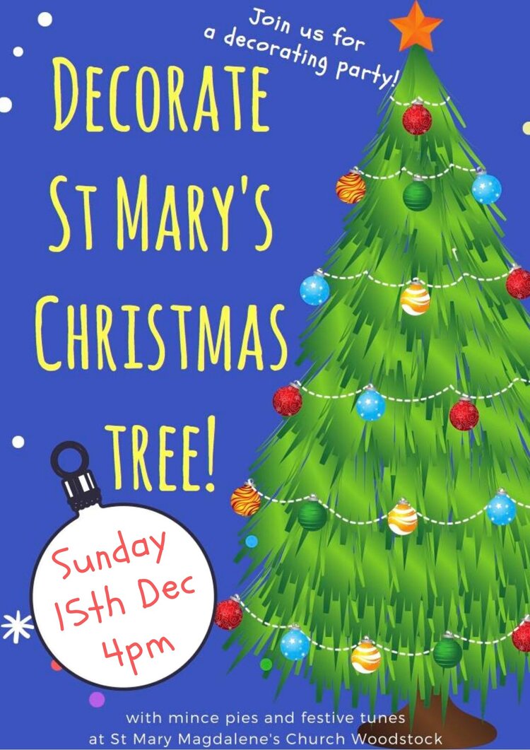 Tree Decorating Party Sunday 15th December